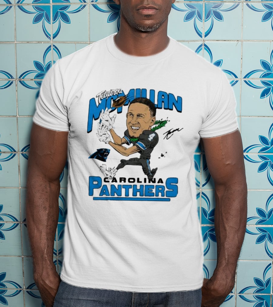 Tetairoa McMillan Carolina Panthers Signature T-Shirt