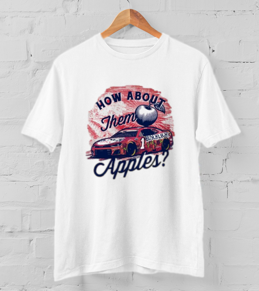 Ross Chastain How About Them Apples Busch Light #1 Racing Car T-Shirt