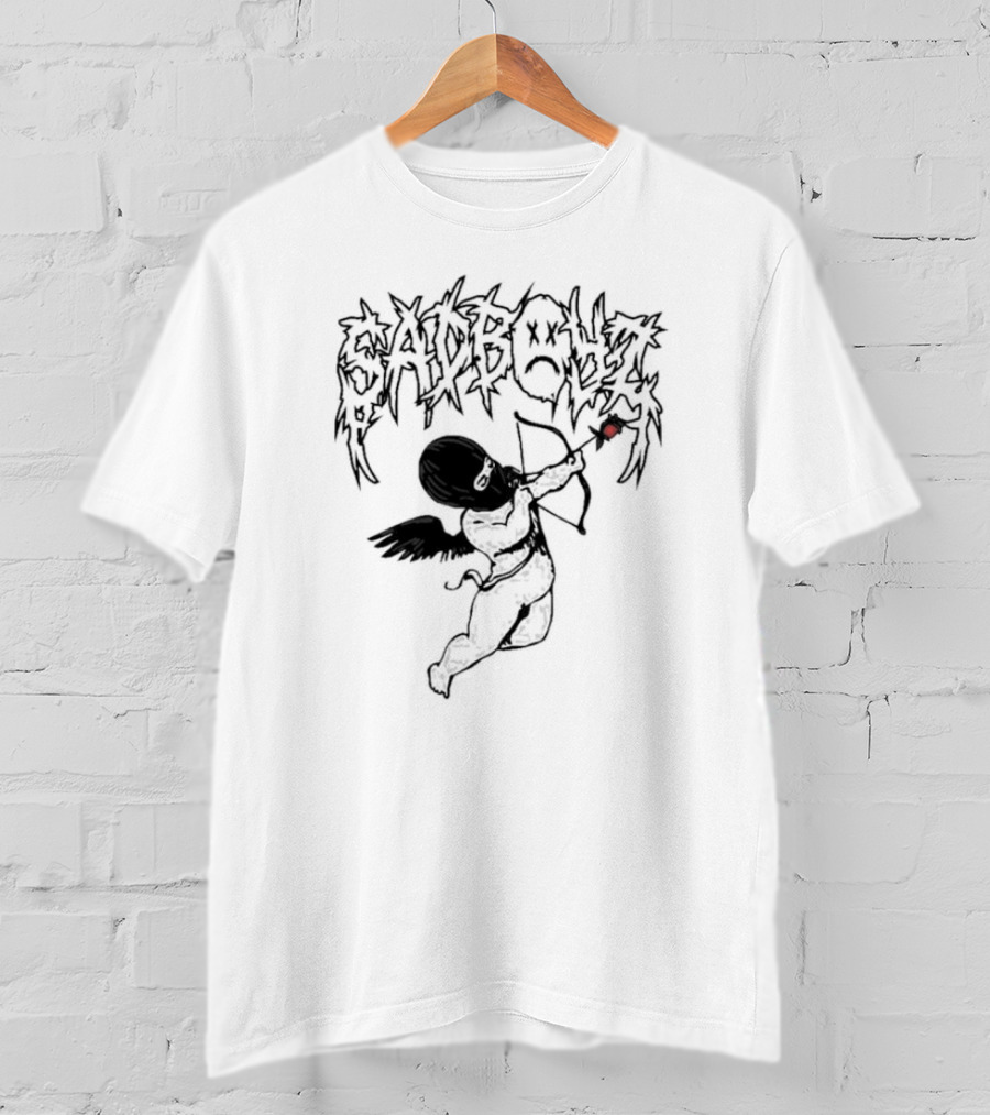 Sad Boyz Fallen Angel Cupid Wings Arrow T-Shirt