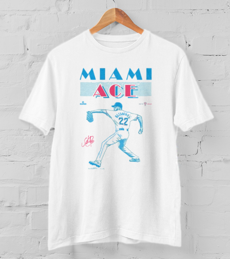 ```Sandy Alcántara 22 Miami Ace Miami Marlins``` T-Shirt