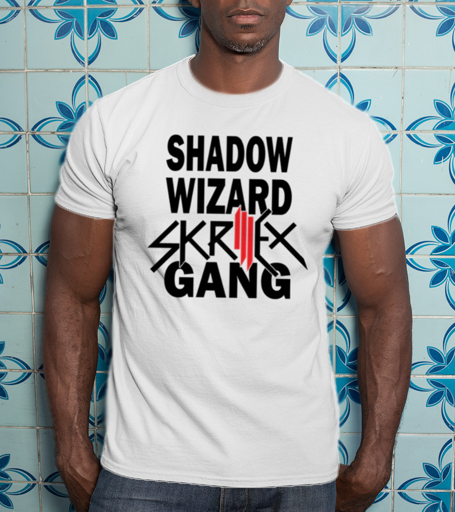 Shadow Wizard Skrillex Gang Red Brush Mark T-Shirt