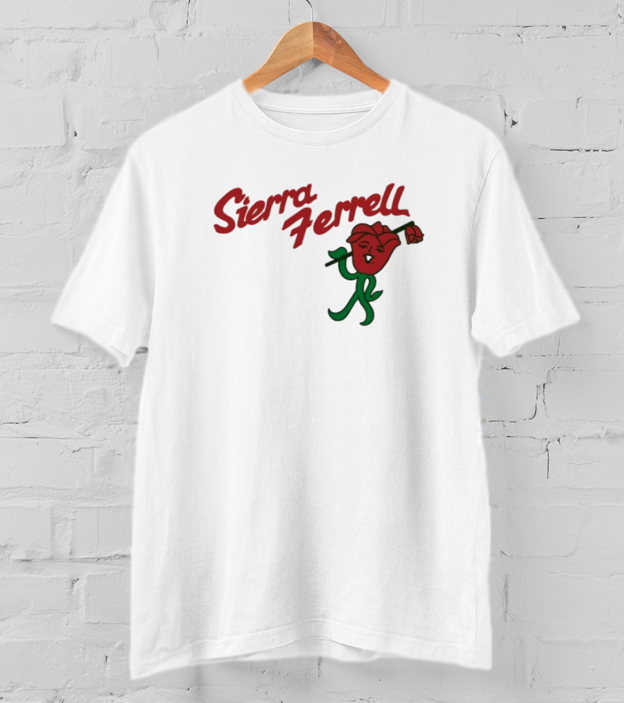 Sierra Ferrell Ramblin’ Rose Walking Flower Illustration T-Shirt