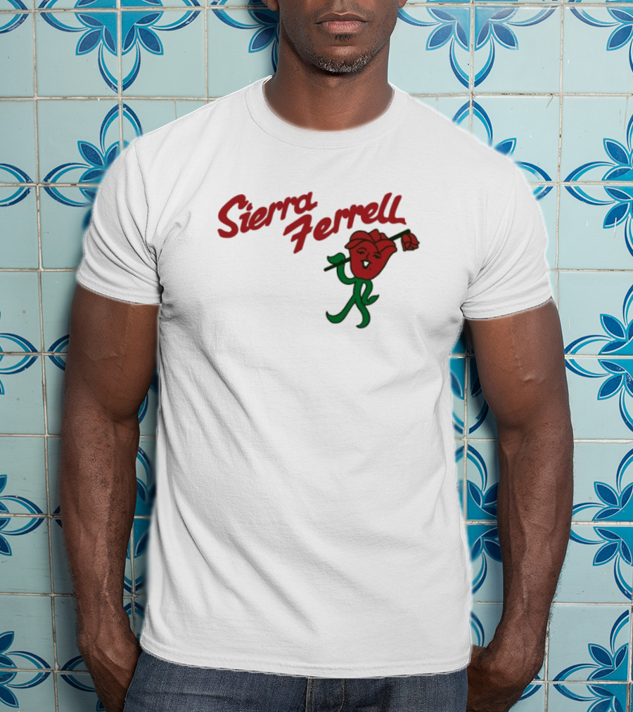 Sierra Ferrell Ramblin’ Rose Walking Flower Illustration T-Shirt