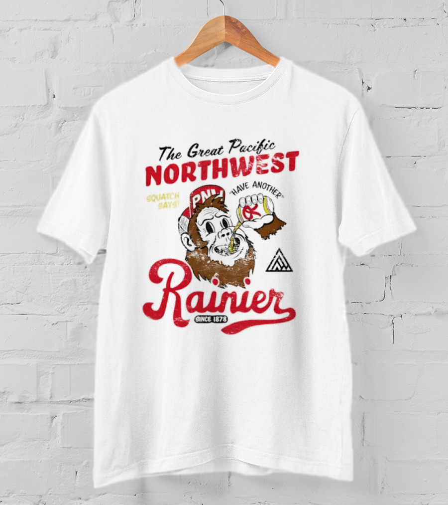Rainier The Great Pacific Northwest Bear T-Shirt