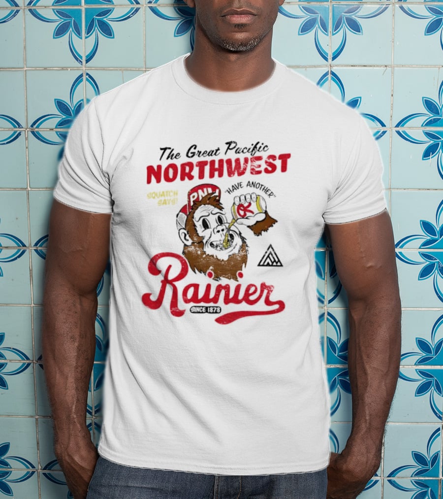 Rainier The Great Pacific Northwest Bear T-Shirt