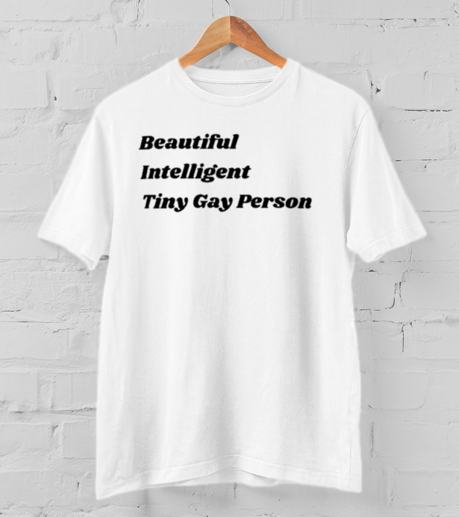 Nordic God Beautiful Intelligent Tiny Gay Person T-Shirt