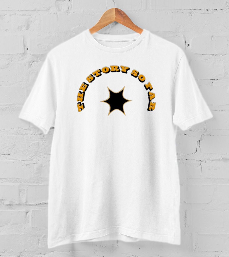 The Story So Far Star Outline Arch Yellow Text T-Shirt