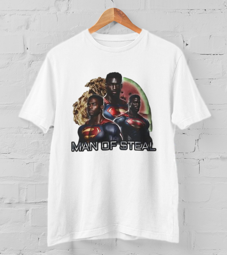 Man Of Steal Superman Cookie Watermelon T-Shirt