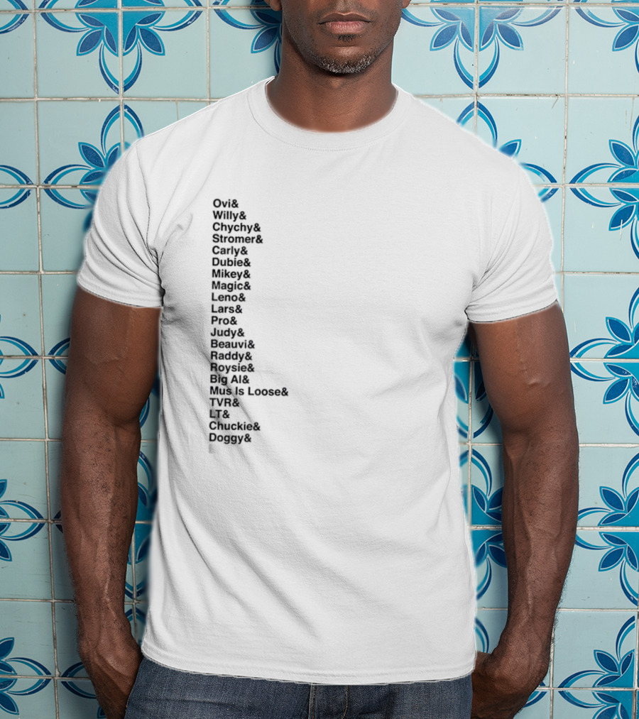Washington Hockey Legends Team Players List The Babes T-Shirt