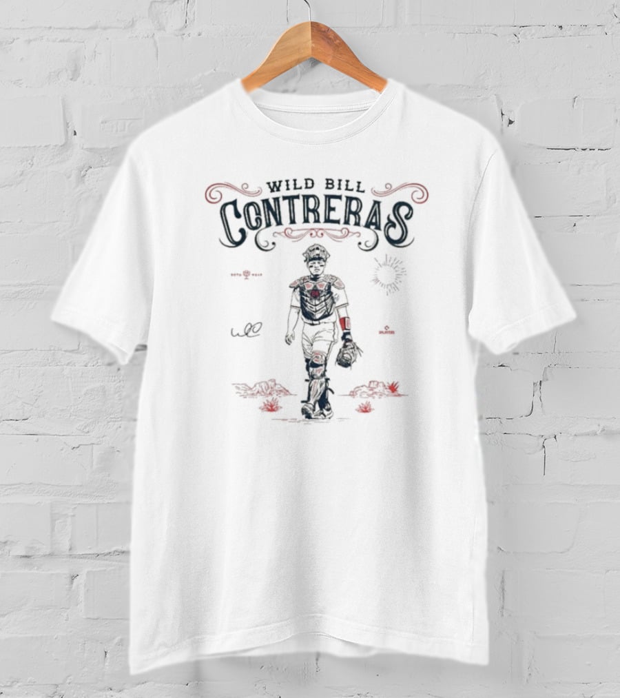 Wild Bill Contreras Western Cowboy Scene T-Shirt