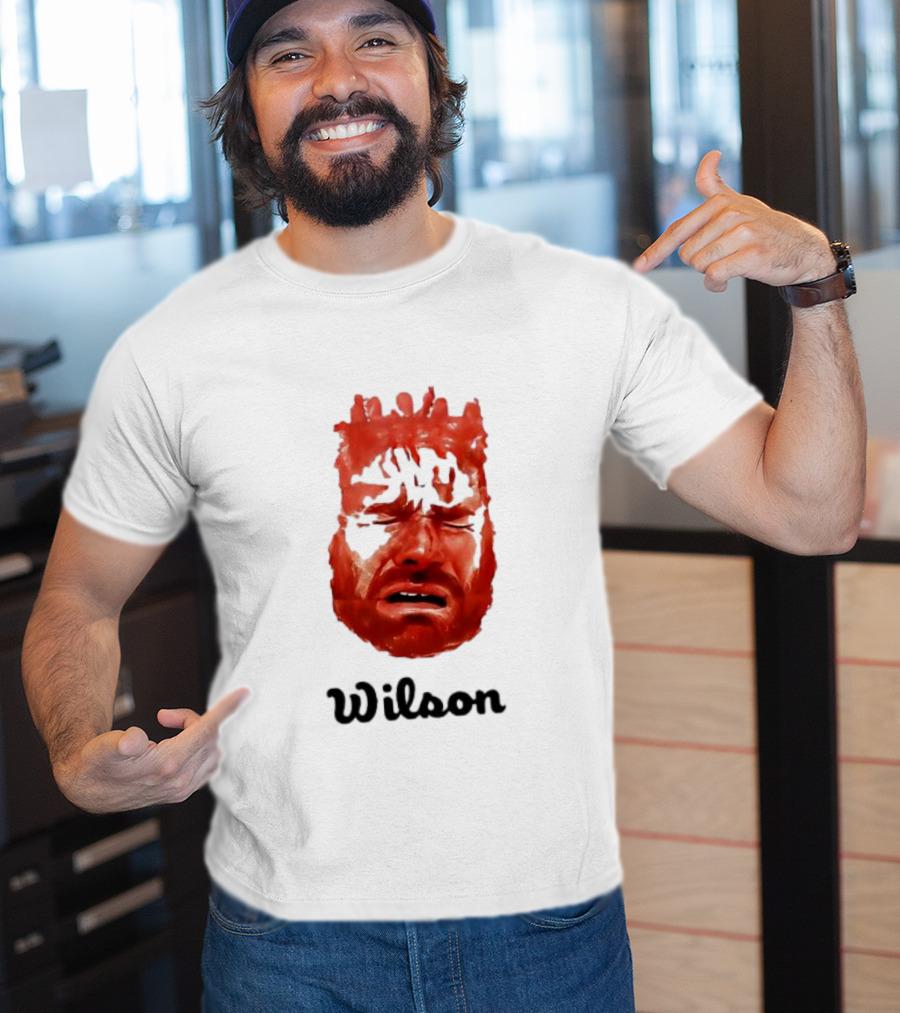 Wilson Tom Wilson Fake Crying Meme Red Face 2025 T-Shirt