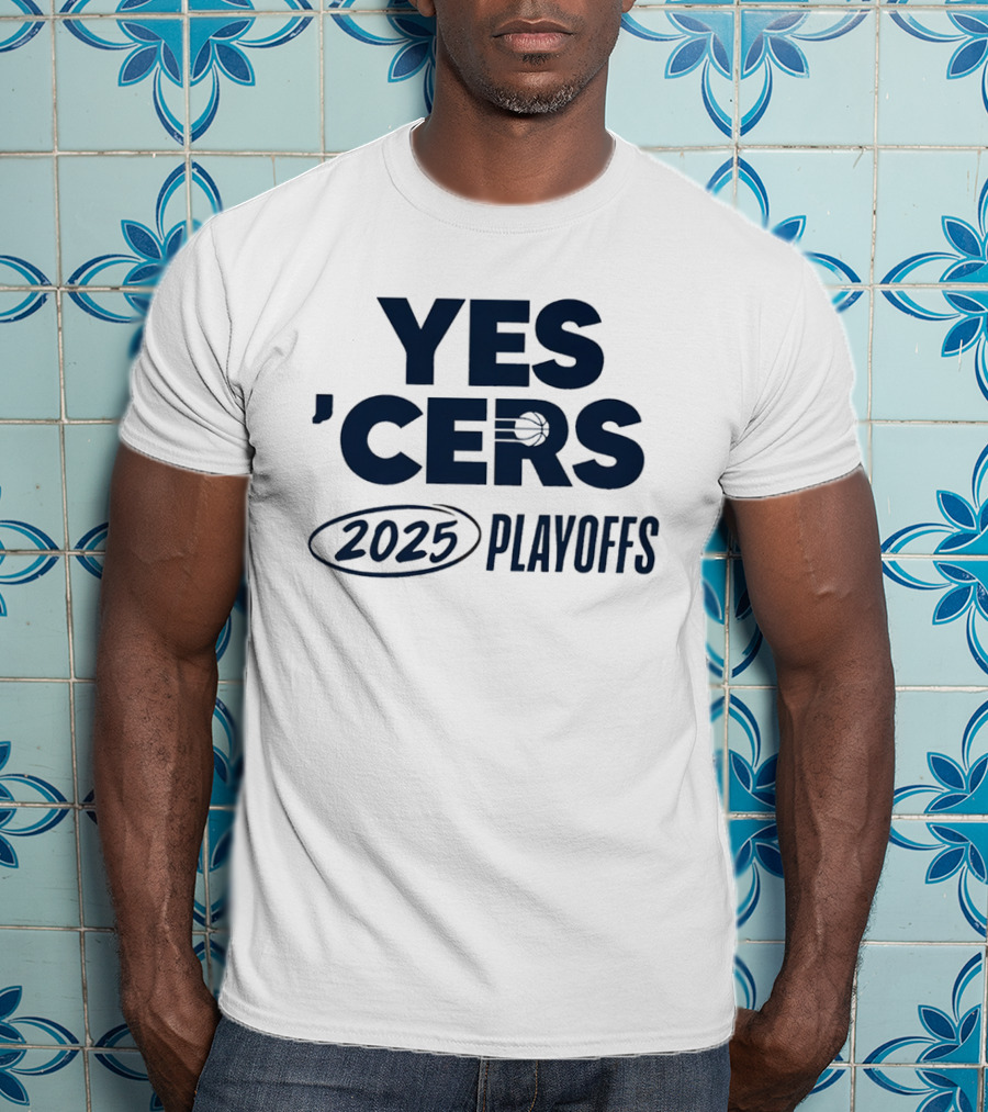 YES 'CERS 2025 NBA Playoffs Basketball T-Shirt