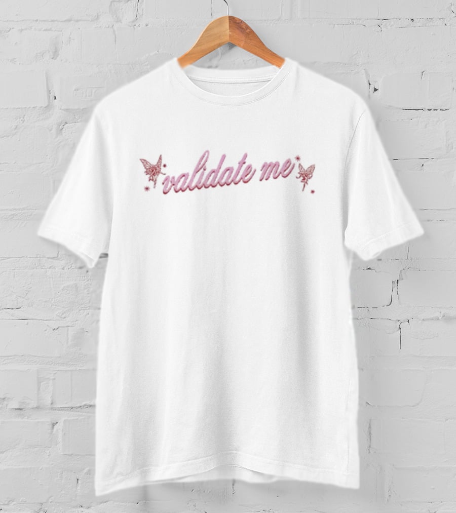 Validate Me Alessi Butterfly Rose T-Shirt