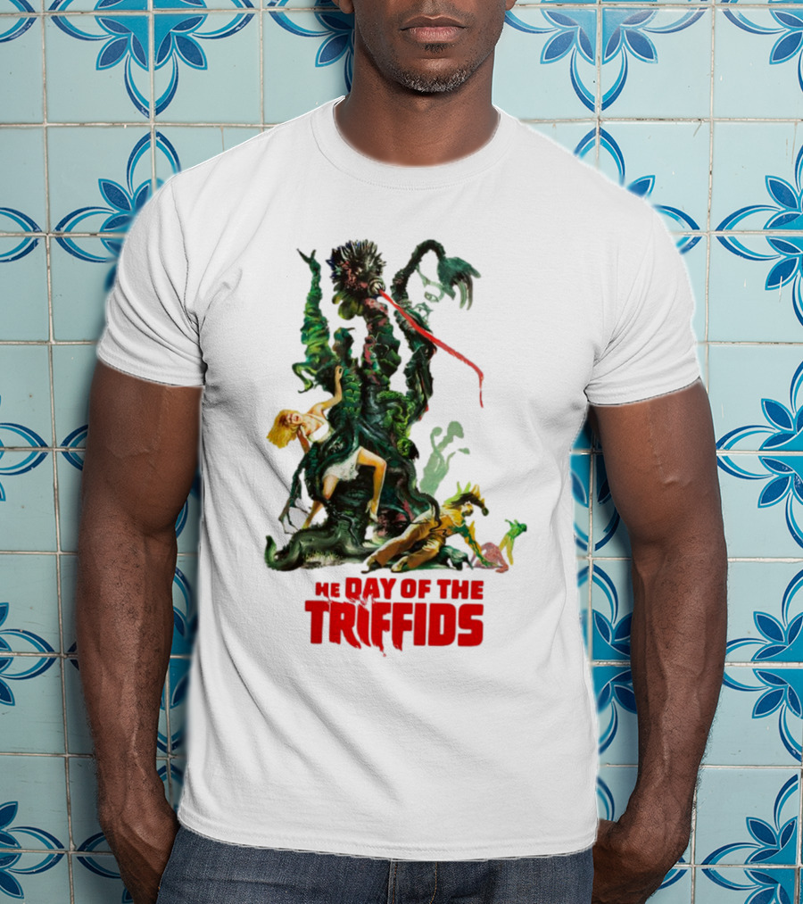 The Day Of The Triffids Classic Movie Horror Imagery T-Shirt