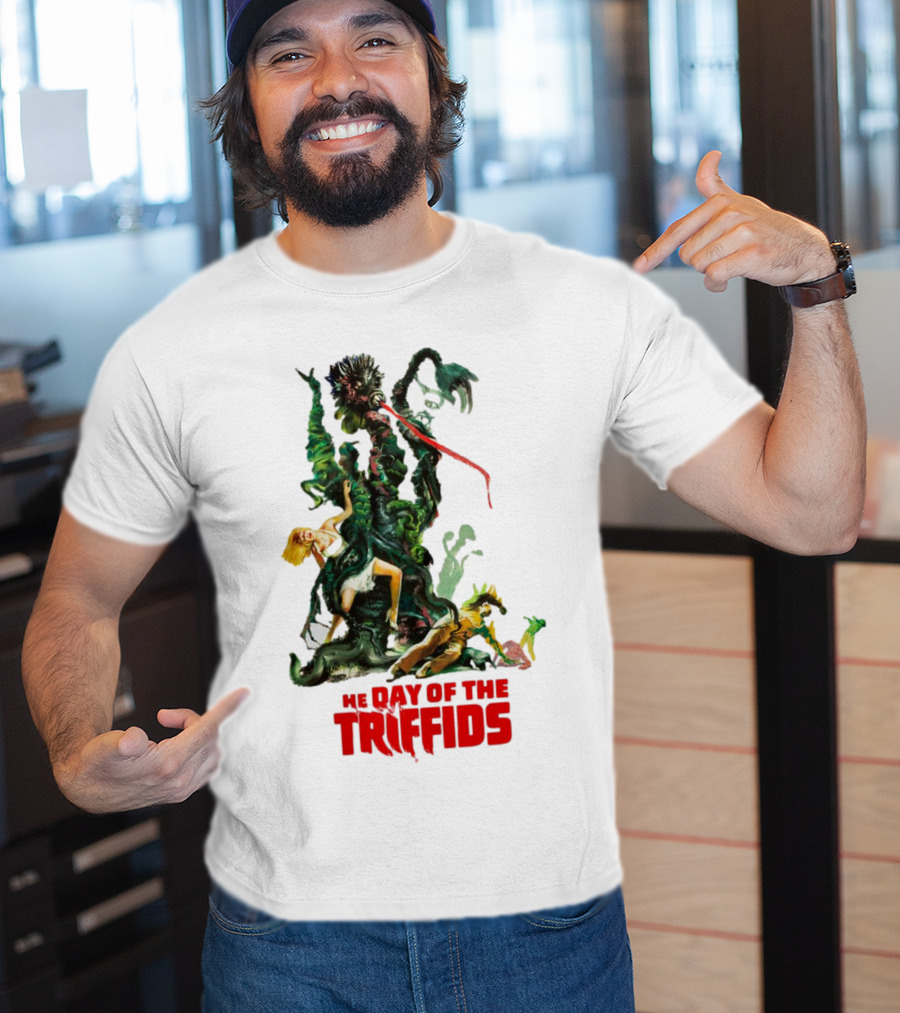The Day Of The Triffids Classic Movie Horror Imagery T-Shirt