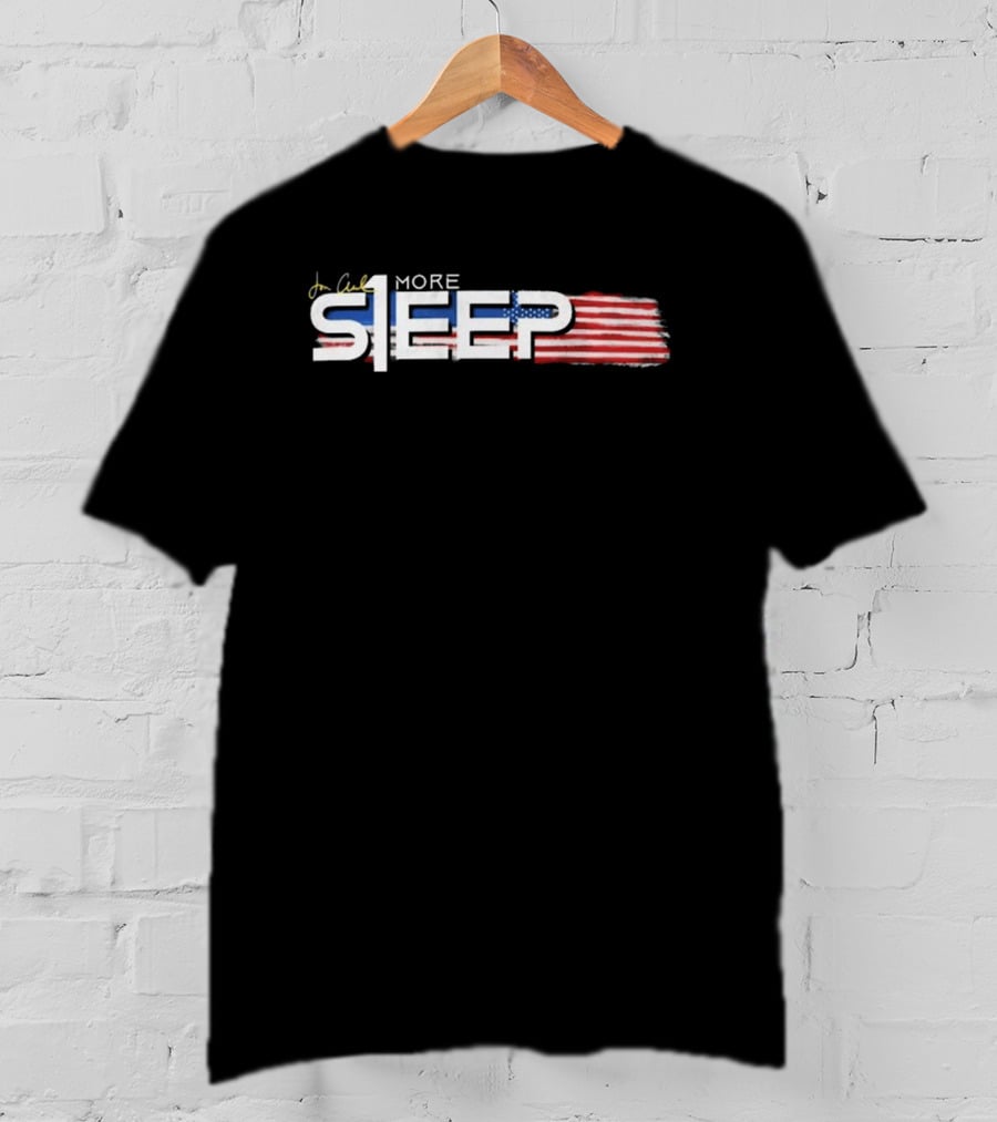Jon Anik One More Sleep USA Flag Theme Design T-Shirt