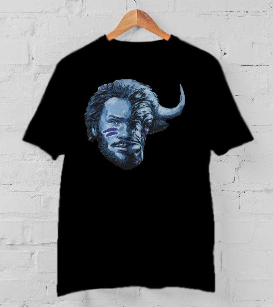 Josh Allen Buffalo Hybrid Face T-Shirt