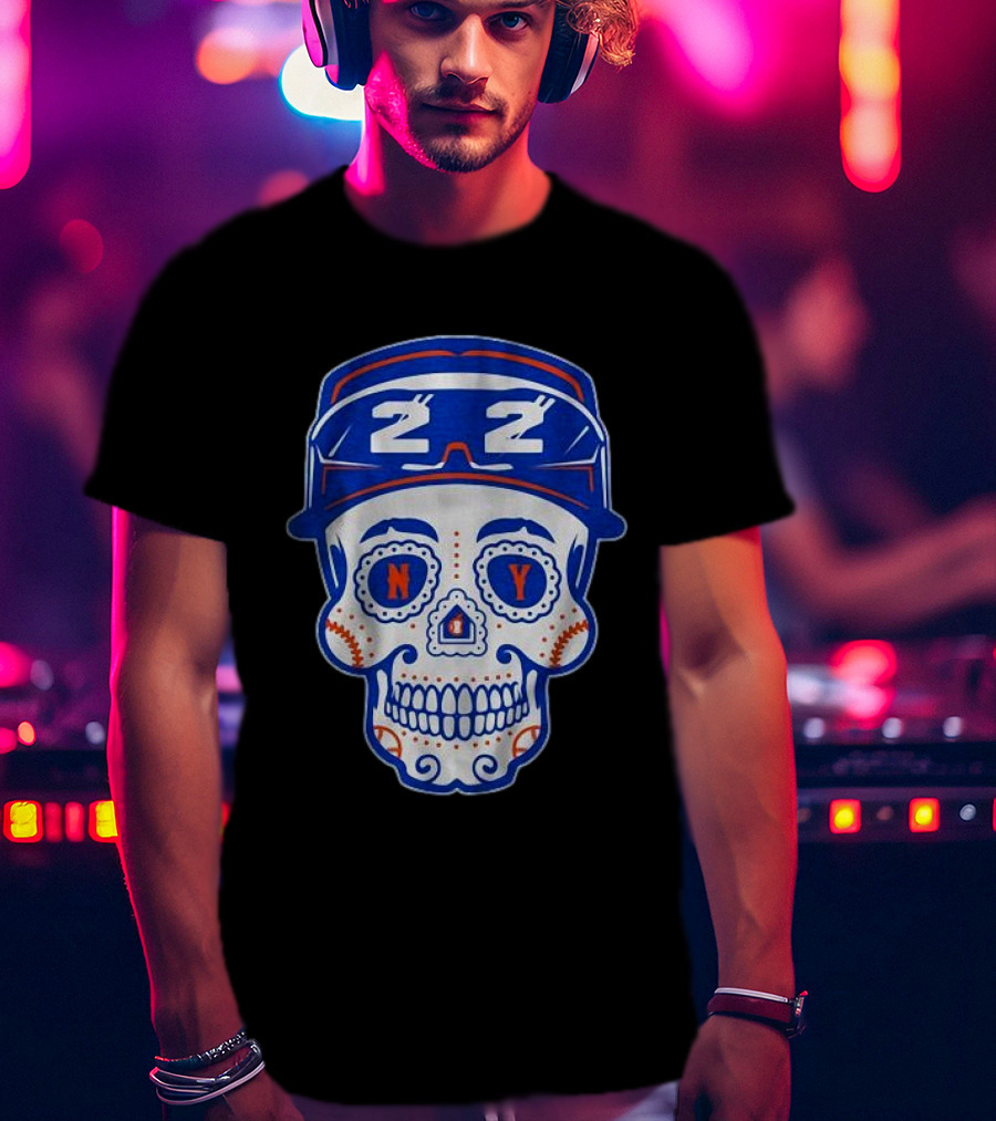 Juan Soto Sugar Skull NY 22 Baseball Cap T-Shirt