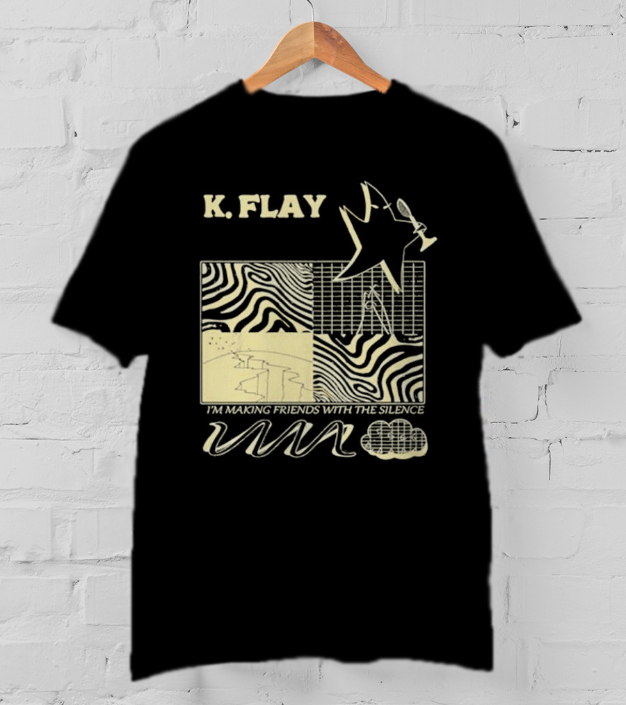 K.Flay I’m Making Friends With Silence Star Pattern 2025 Tour T-Shirt