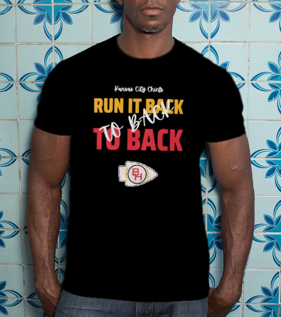 Kansas City Chiefs Run It Back To Back To Back T-Shirt