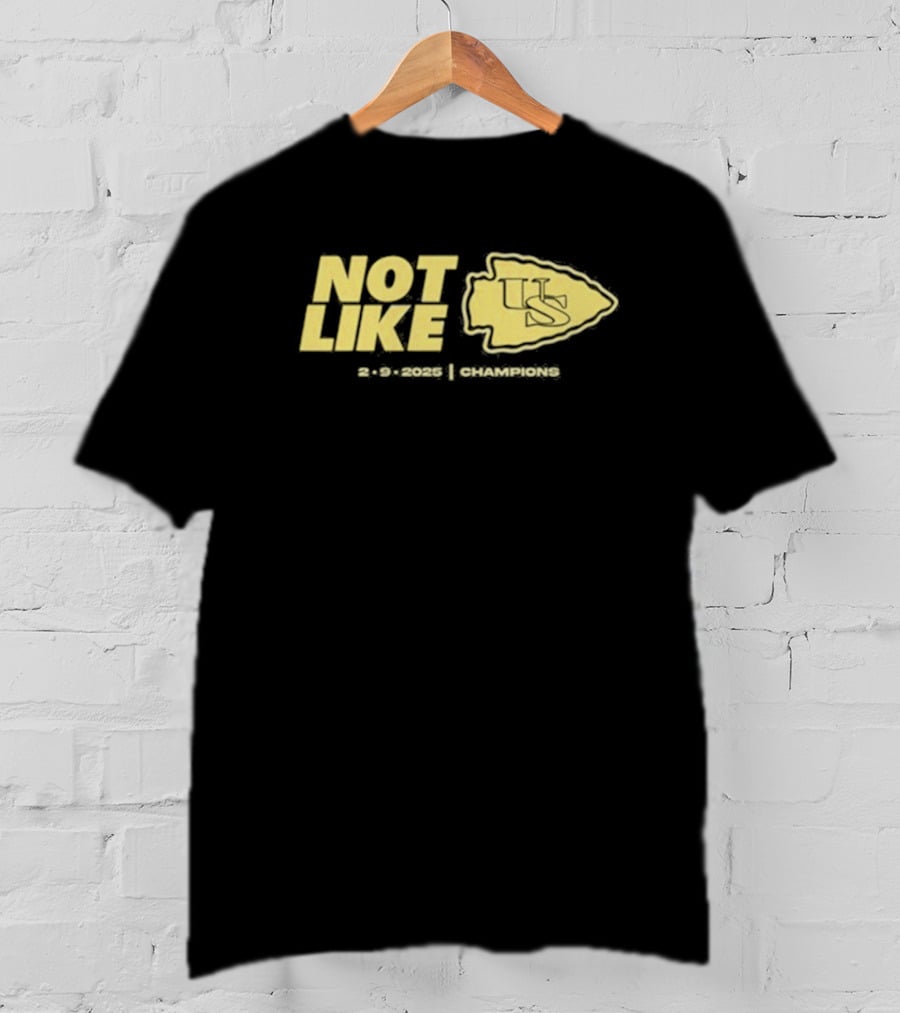 Kansas City Not Like Us Arrowhead Symbol 2-9-2025 T-Shirt