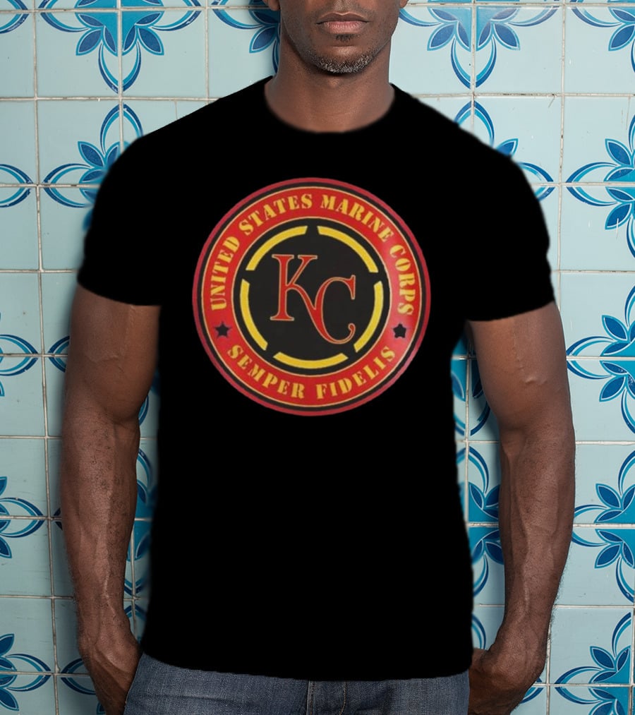 Kansas City Royals MLB United States Marine Corps Semper Fidelis Military Appreciation Night 2025 T-Shirt
