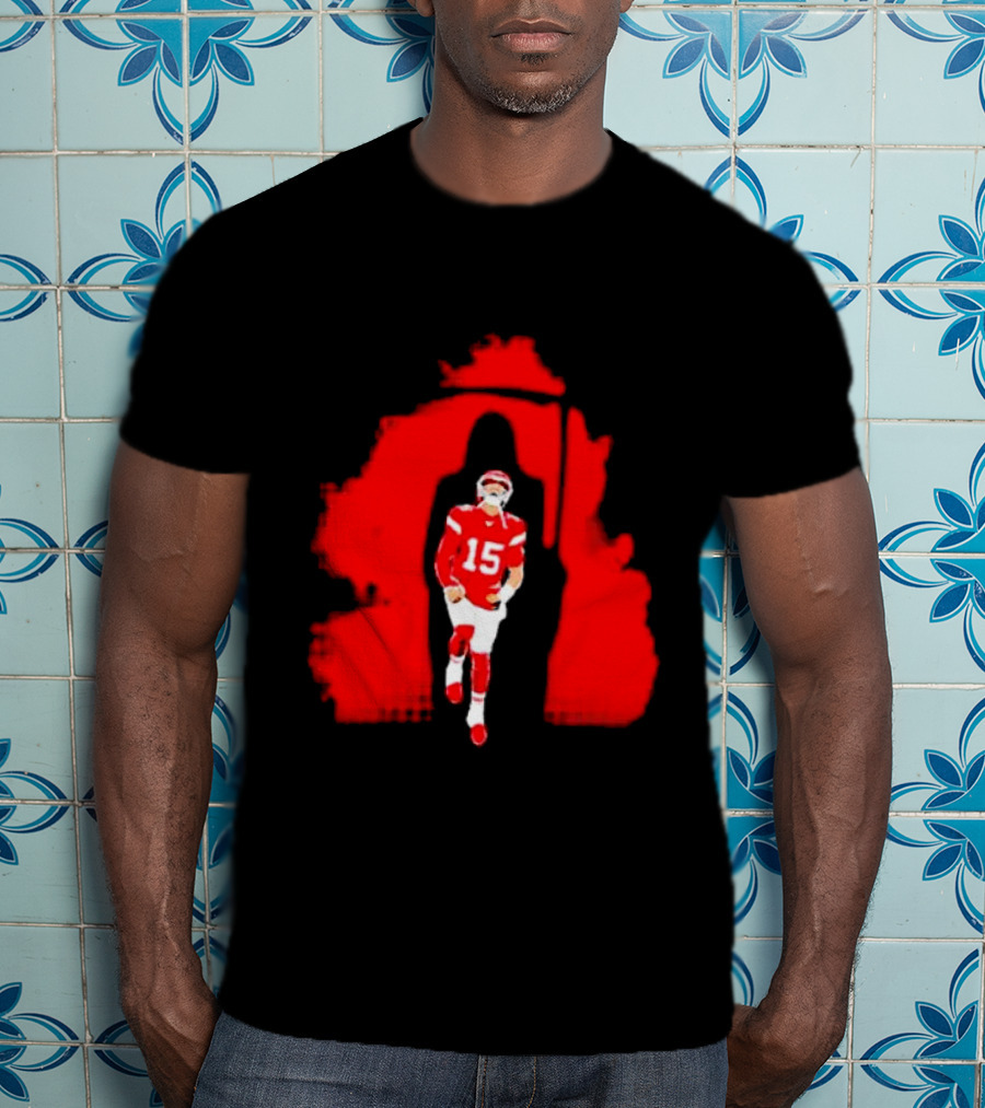 KC Chiefs Patrick Mahomes Shadow 15 Reaper T-Shirt
