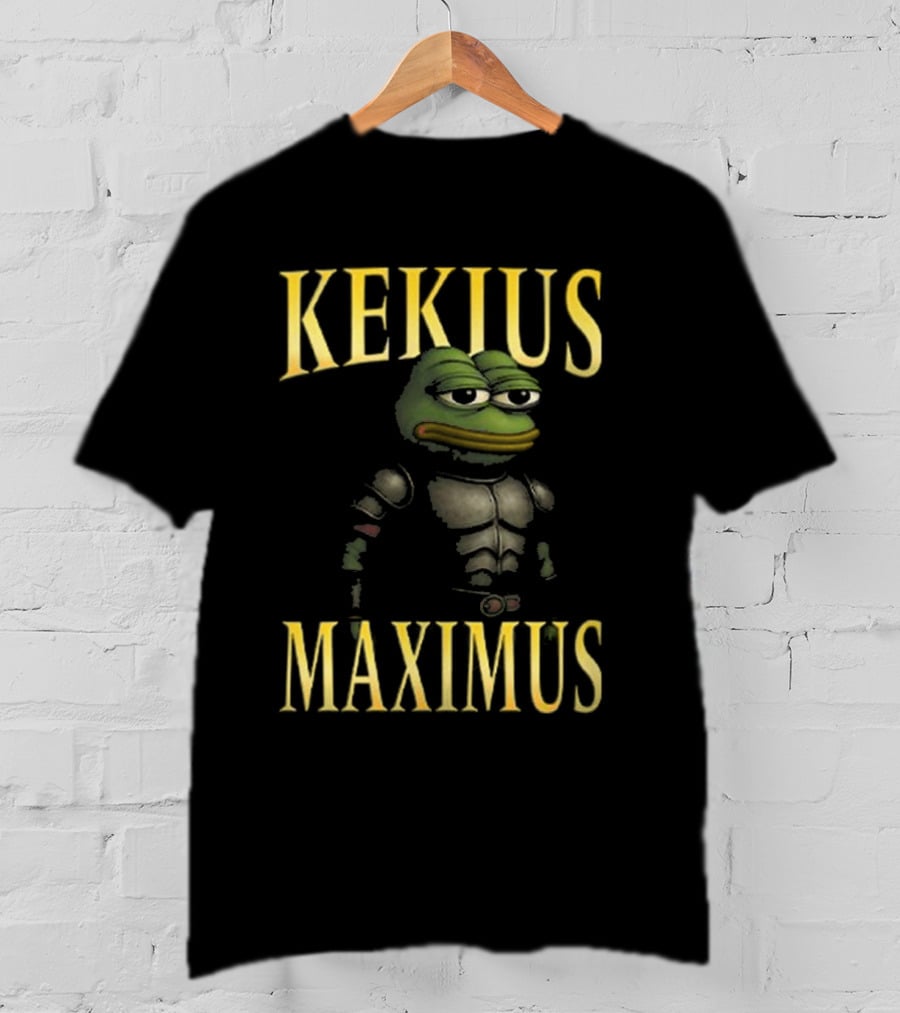 Kekius Maximus Gladiator Frog Armor T-Shirt