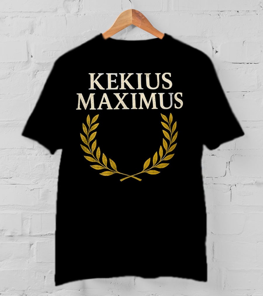 Kekius Maximus Laurel Wreath Emblem T-Shirt