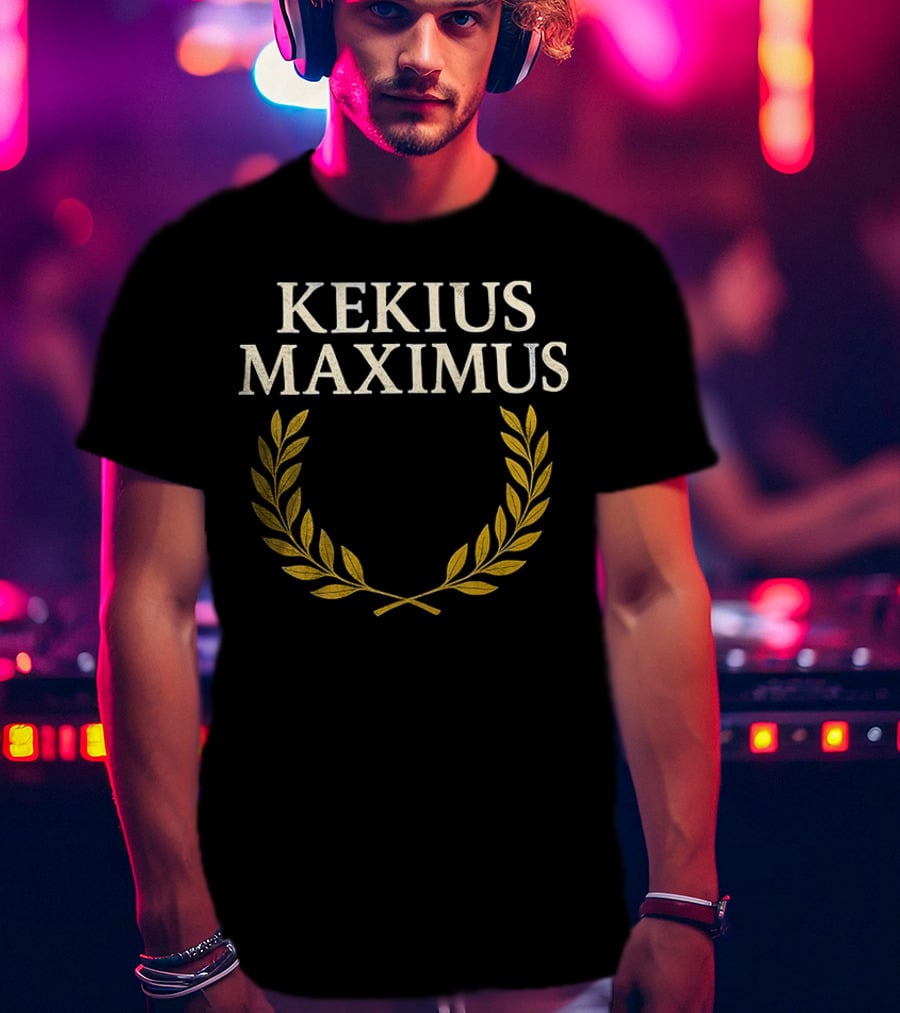 Kekius Maximus Laurel Wreath Emblem T-Shirt