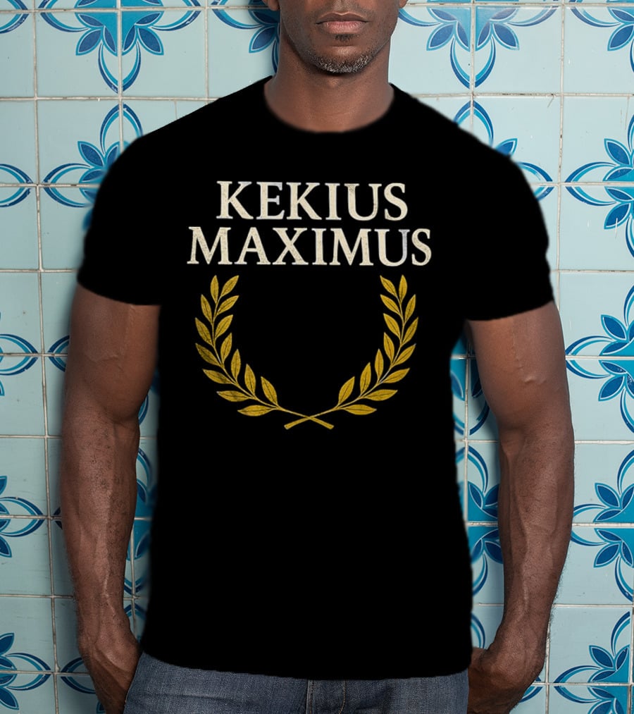 Kekius Maximus Laurel Wreath Emblem T-Shirt