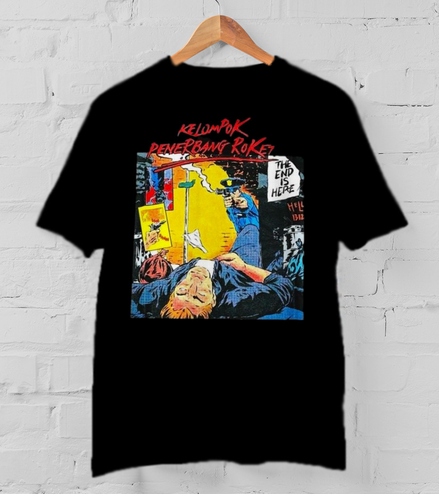 Kelompok Penerbang Roket The End Is Here Mati Muda Comic Style T-Shirt
