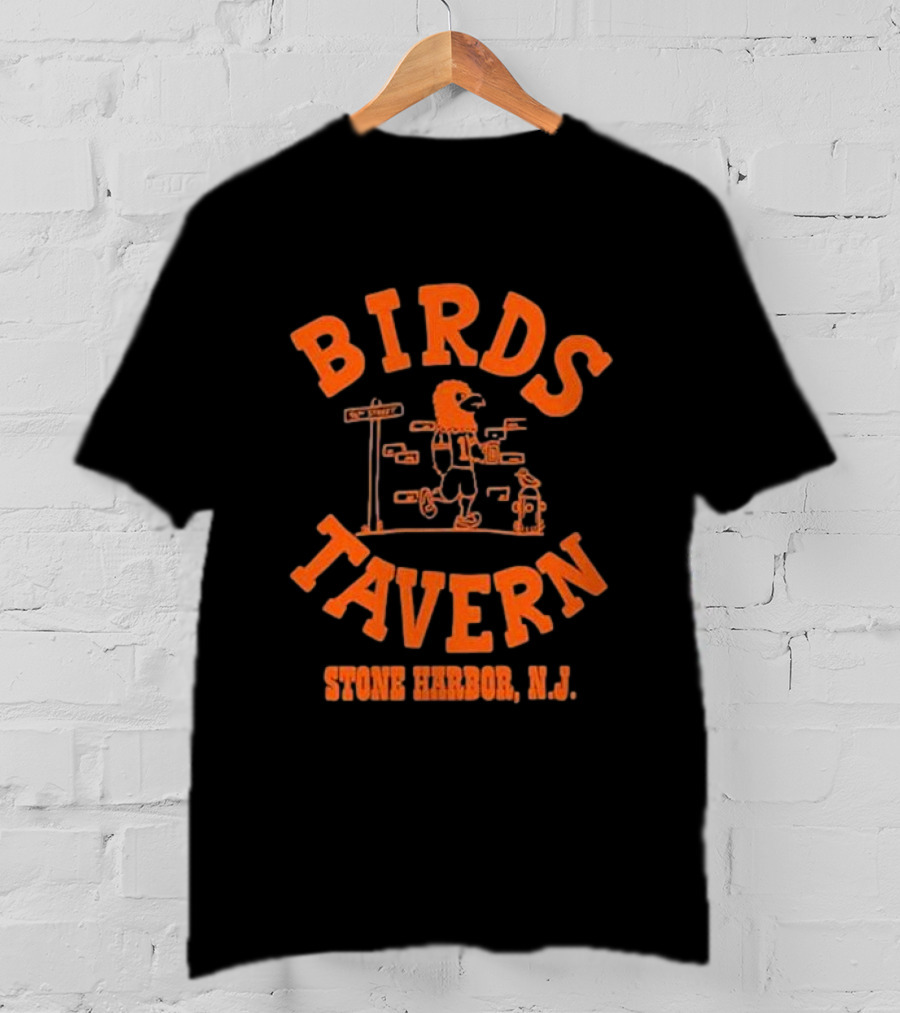 BIRDS TAVERN Stone Harbor N.J. T-Shirt