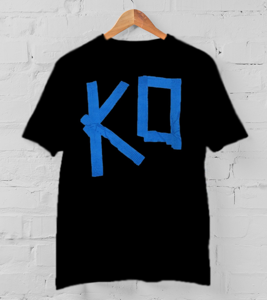 KO Martial Arts Blue Belt Letters T-Shirt