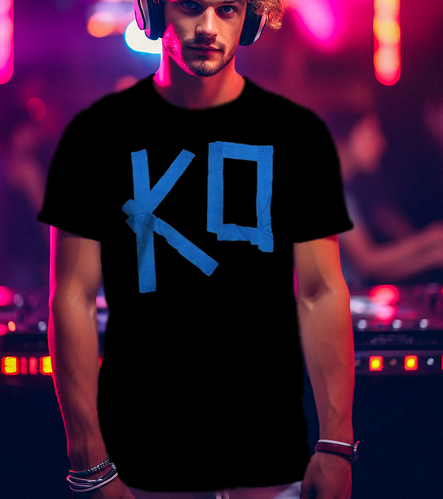 KO Martial Arts Blue Belt Letters T-Shirt