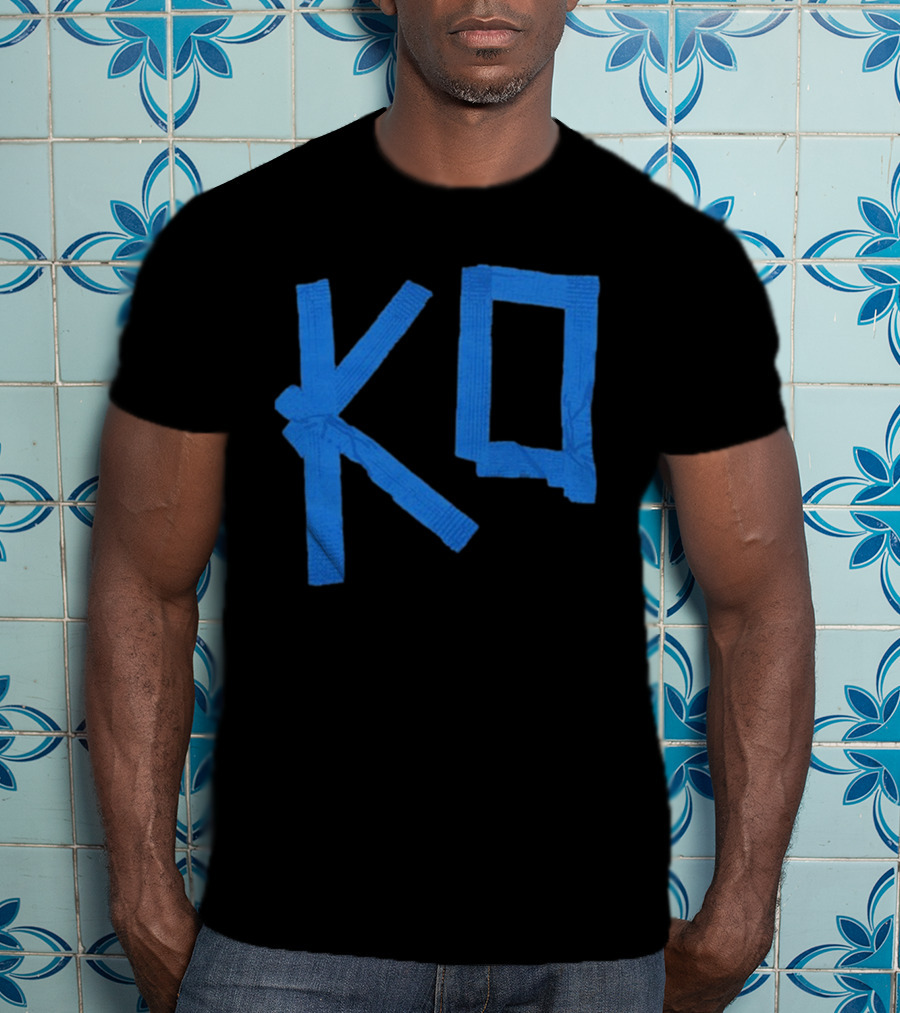 KO Martial Arts Blue Belt Letters T-Shirt