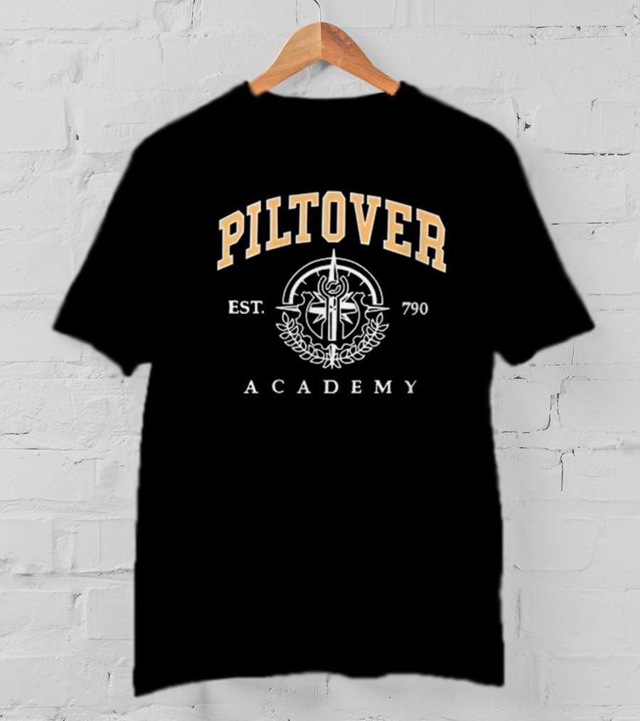 Piltover Academy University Est 790 Emblem T-Shirt