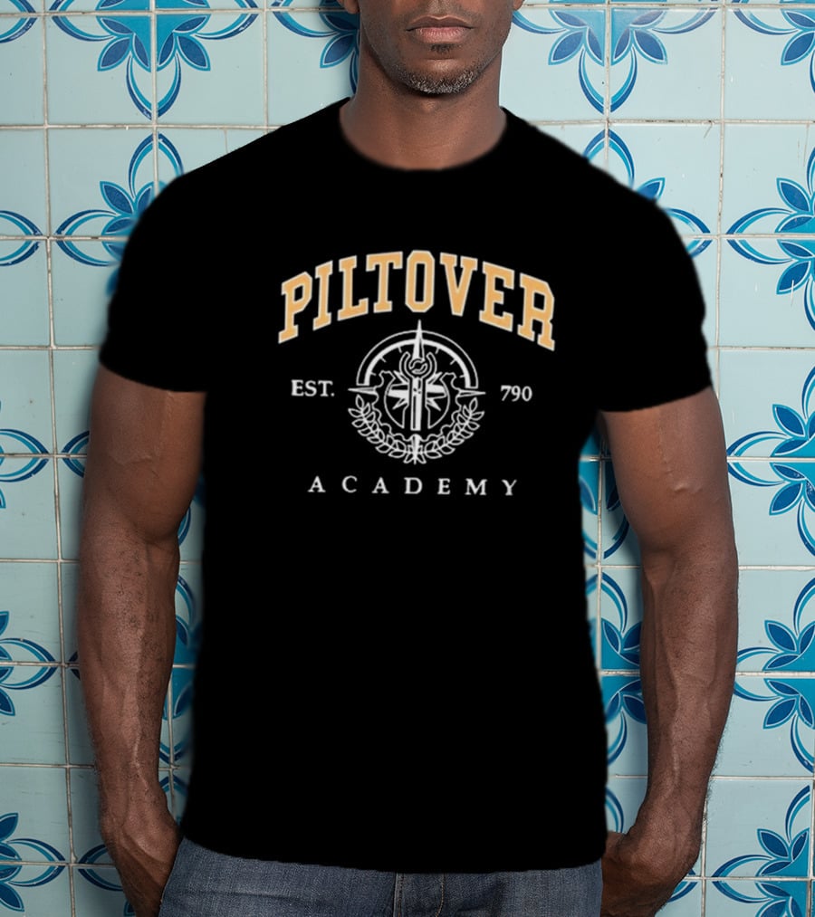 Piltover Academy University Est 790 Emblem T-Shirt