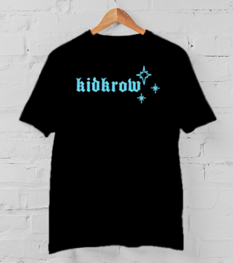 Kid Krow Black Blue Gothic Stars T-Shirt