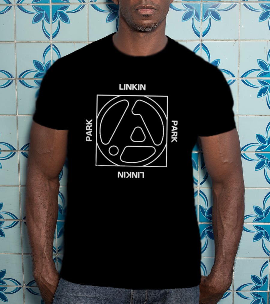 Linkin Park Tan Ladies FZ Box Logo T-Shirt