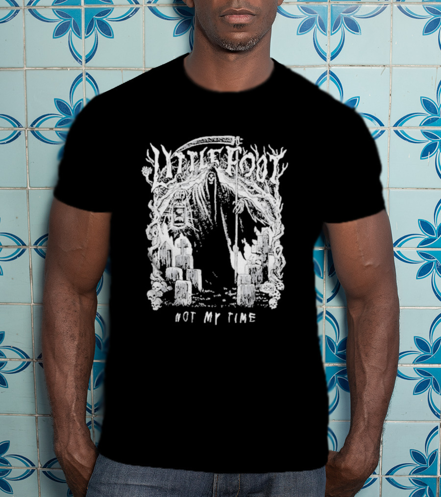 Little Foot Not My Time Diablo Macabre Forest Candle Scene T-Shirt