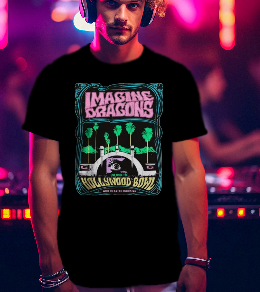 Imagine Dragons Live From The Hollywood Bowl With The LA Film Orchestra Palm Trees T-Shirt