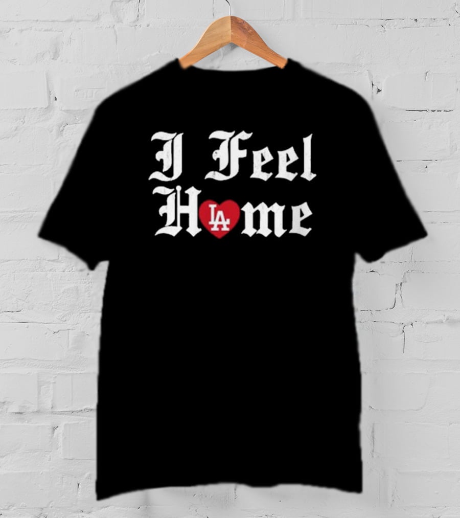 I Feel Home LA Heart Graphic T-Shirt