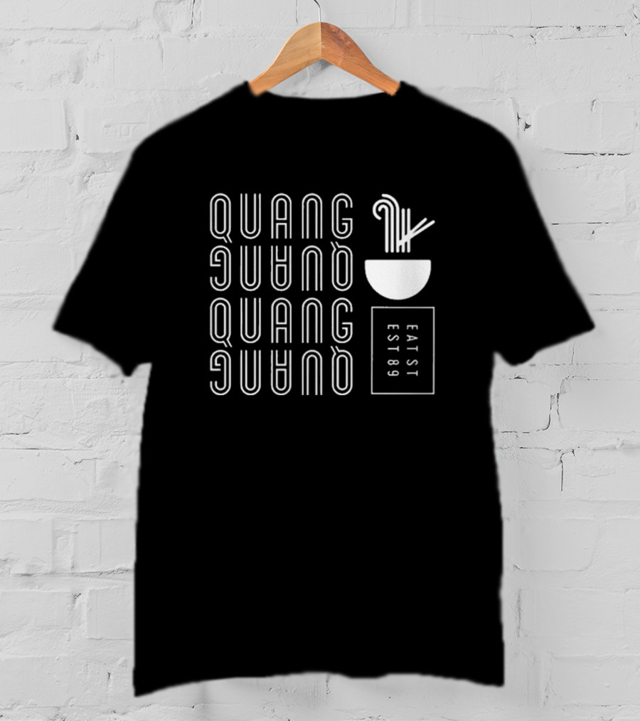 Quang Eat St Est 89 Noodle Bowl Pattern T-Shirt