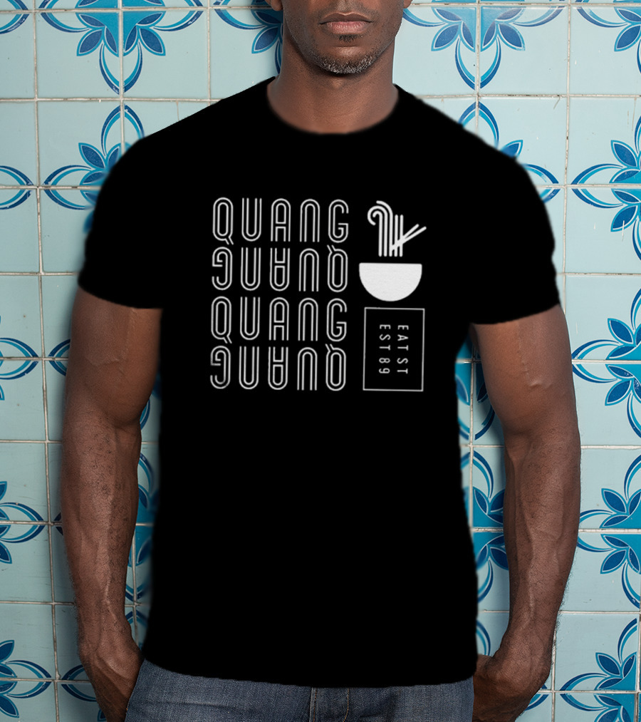 Quang Eat St Est 89 Noodle Bowl Pattern T-Shirt