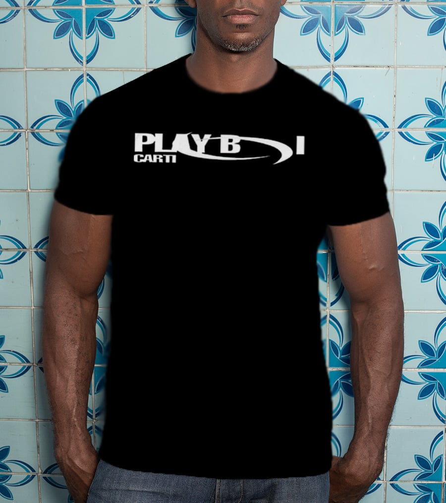Playboi Carti I Am Music Disc Swirl Logo T-Shirt