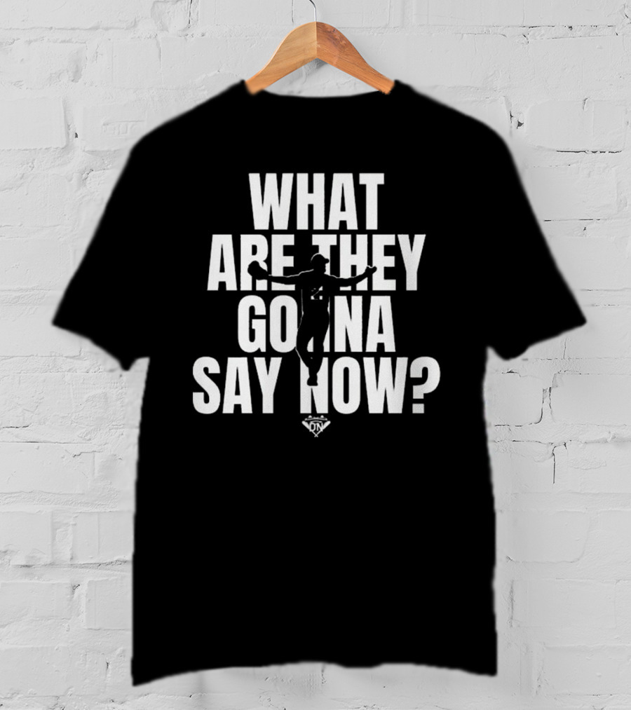 Los Angeles Dodgers What Are They Gonna Say Now Player Silhouette T-Shirt