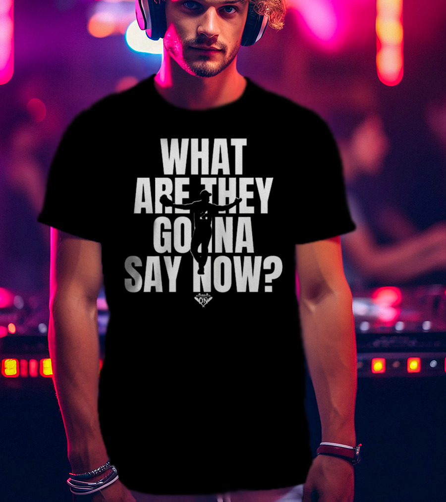 Los Angeles Dodgers What Are They Gonna Say Now Player Silhouette T-Shirt