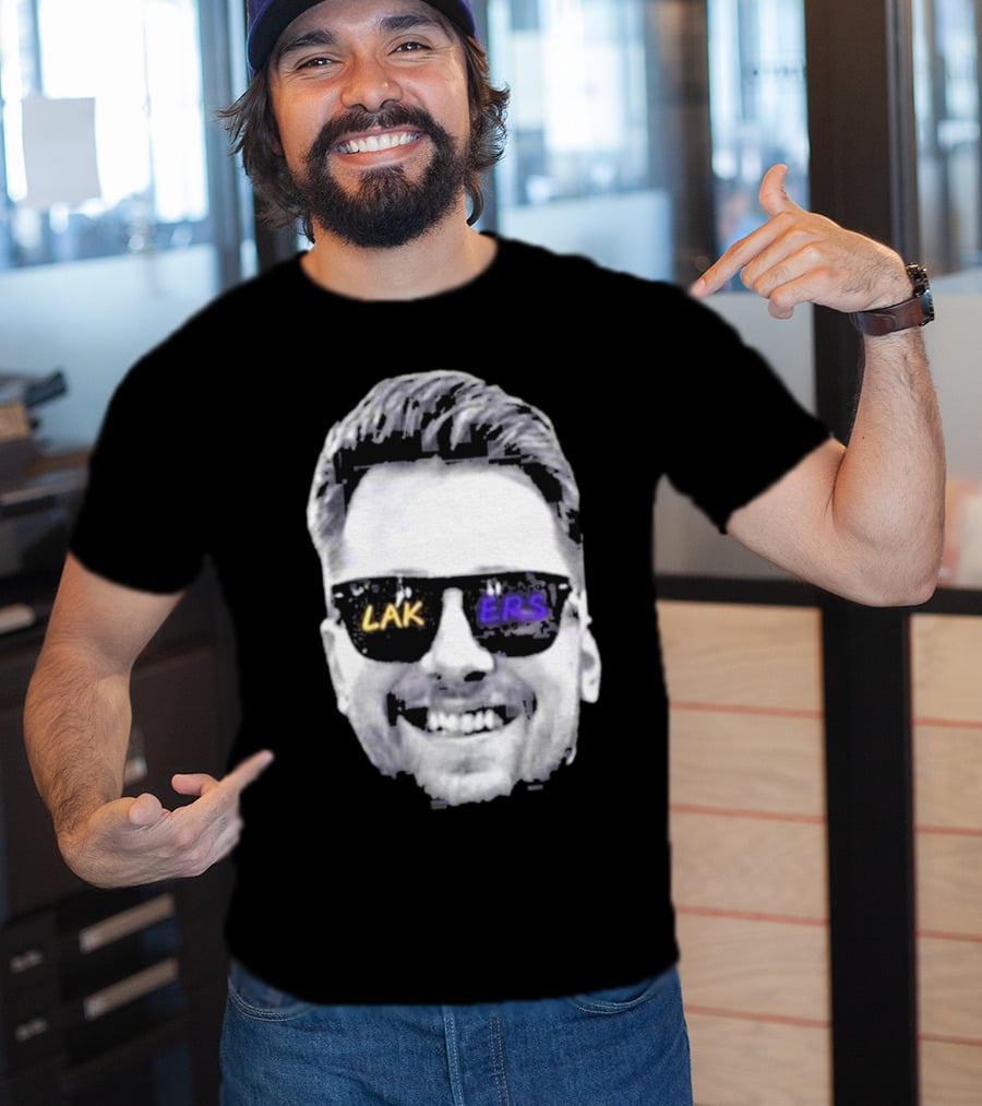 Luka Doncic Los Angeles Lakers Basketball Face Sunglasses T-Shirt