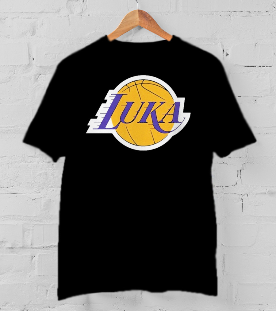 Luka Los Angeles Showtime Basketball-Inspired T-Shirt